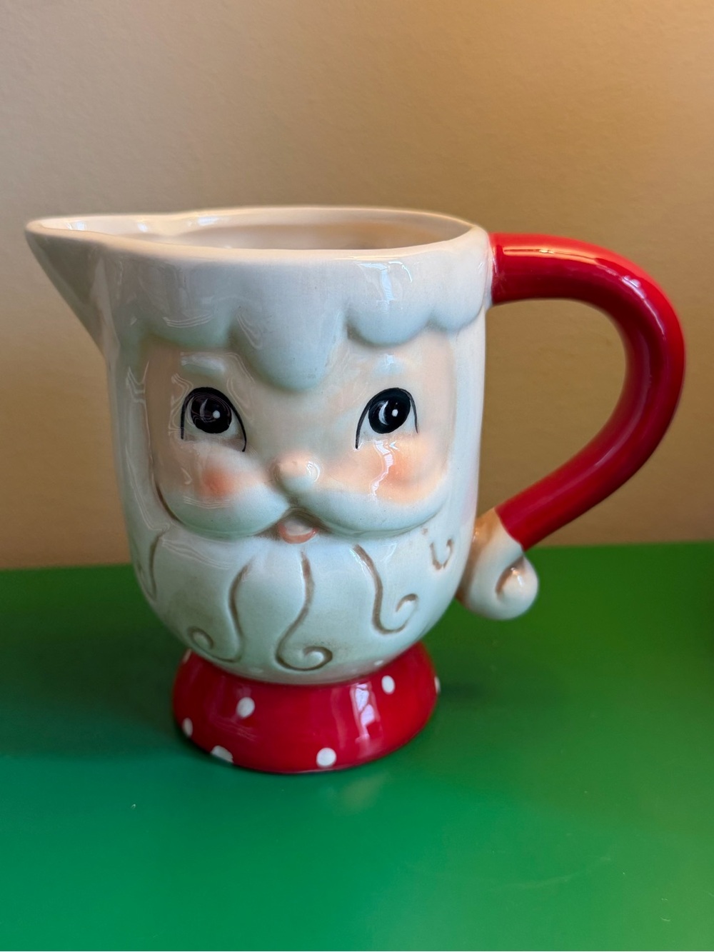 Johanna Parker santa creamer damaged
